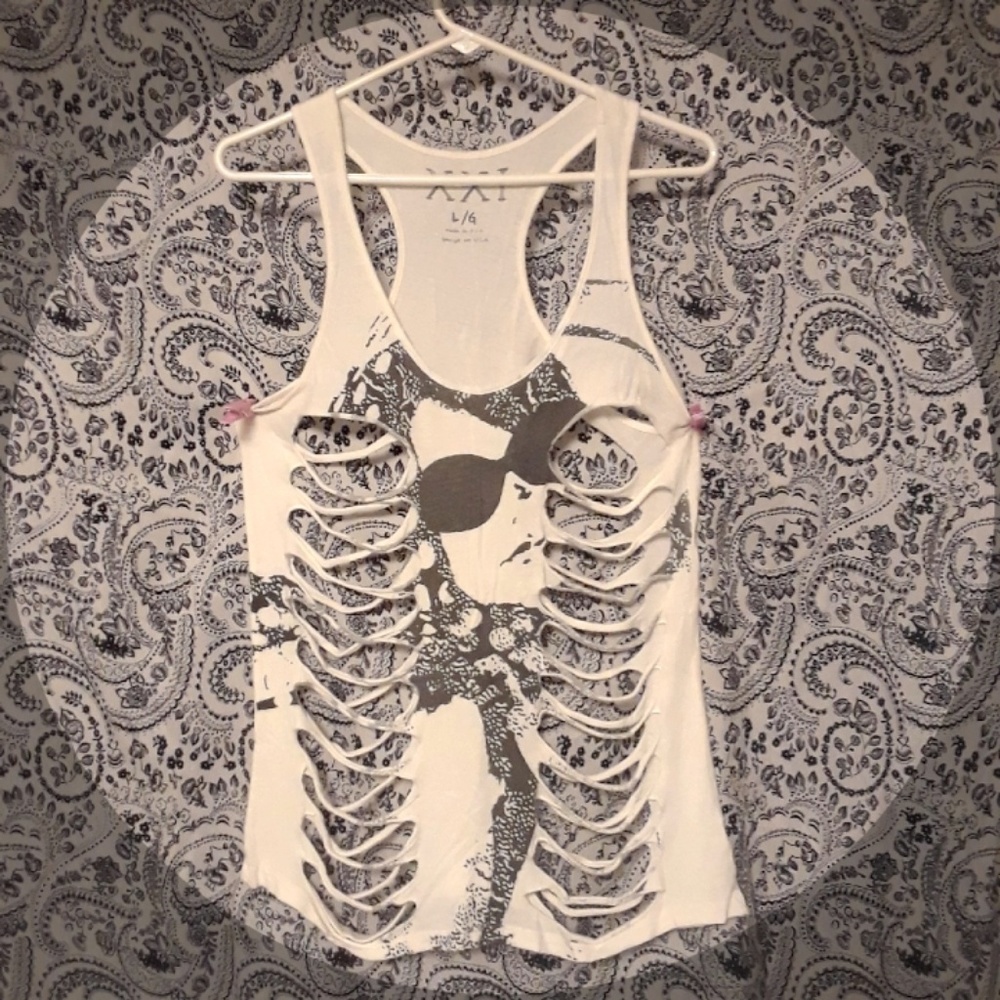 Distressed Graphic Tank